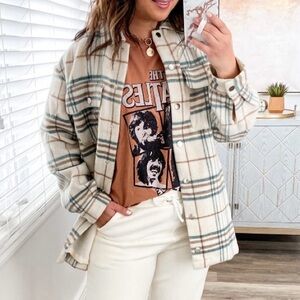 Forever 21 Plaid Shacket